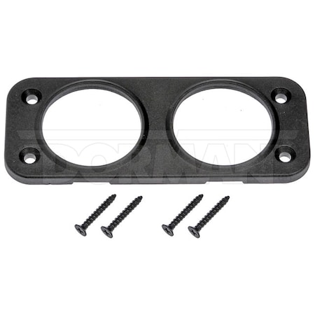 Motormite Dual Hole Flat Panel Mount For 12V Acc 12 Volt Accesso, 84626 84626